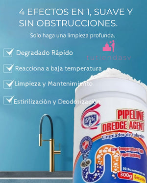 Polvo Mágico Destapador de Tuberías 🌀 ✅ Promoción Especial 2 x 1