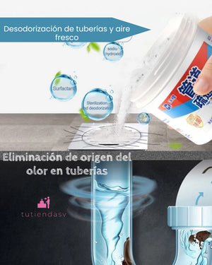 Polvo Mágico Destapador de Tuberías 🌀 ✅ Promoción Especial 2 x 1
