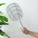 Raqueta Eléctrica Recargable Mata Moscas e Insectos